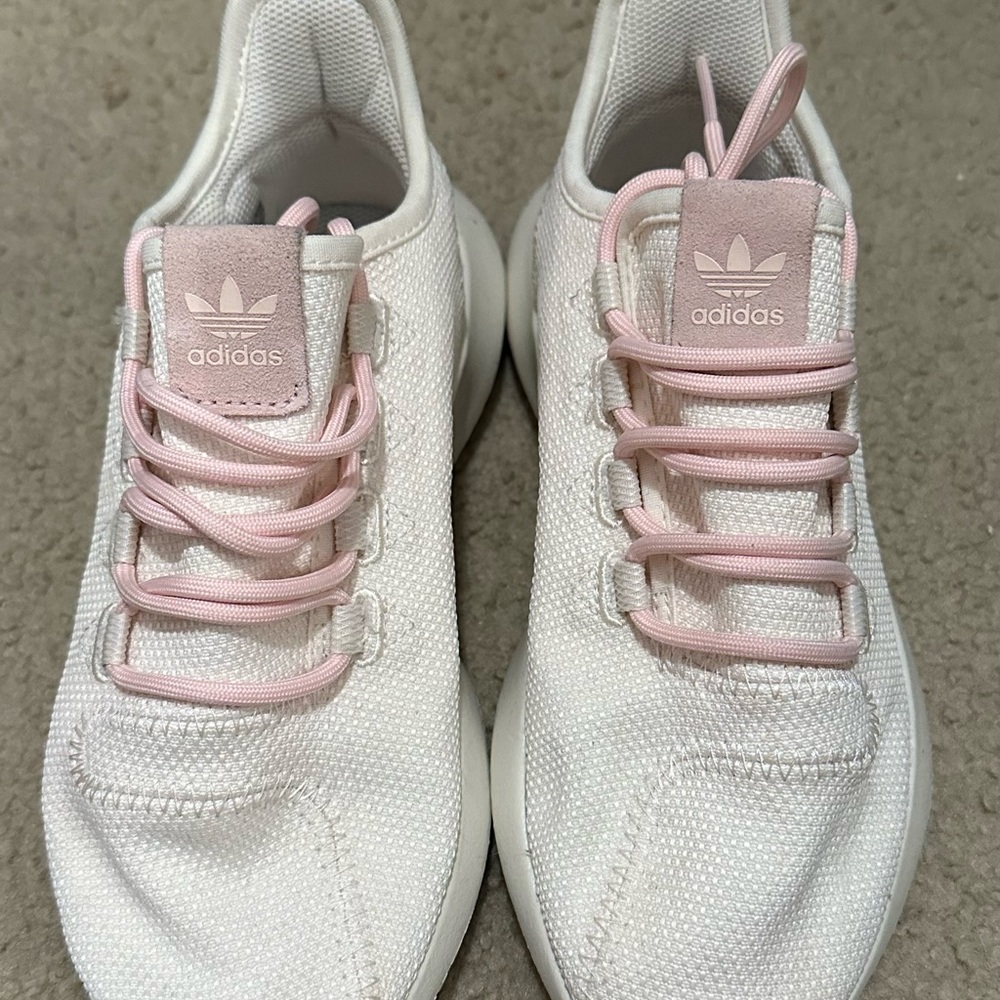 Adidas White and Pink Sneakers